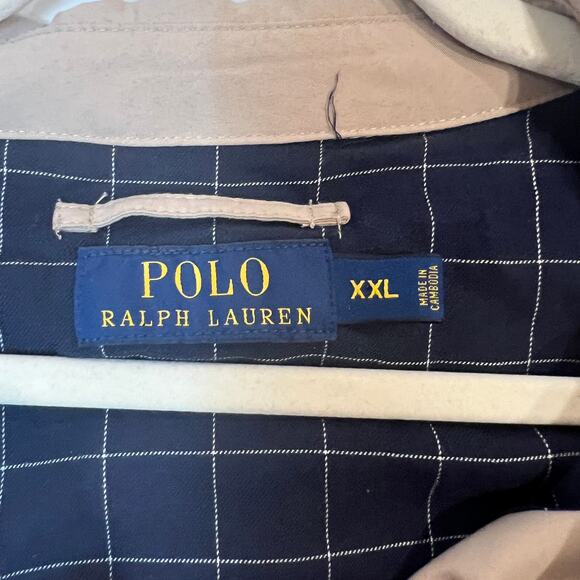 Polo Ralph Lauren Bi-Swing Water-Repellent Windbreaker Jacket, Khaki Uniform XXL - Picture 6 of 12